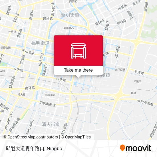 邱隘大道青年路口 map