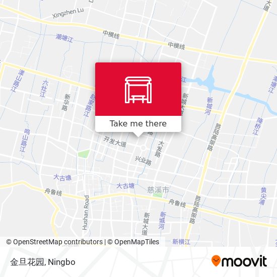 金旦花园 map