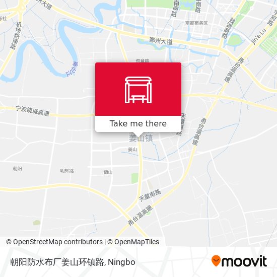 朝阳防水布厂姜山环镇路 map