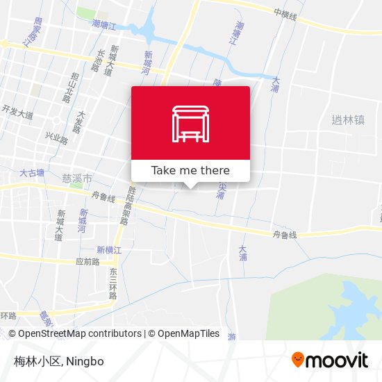 梅林小区 map