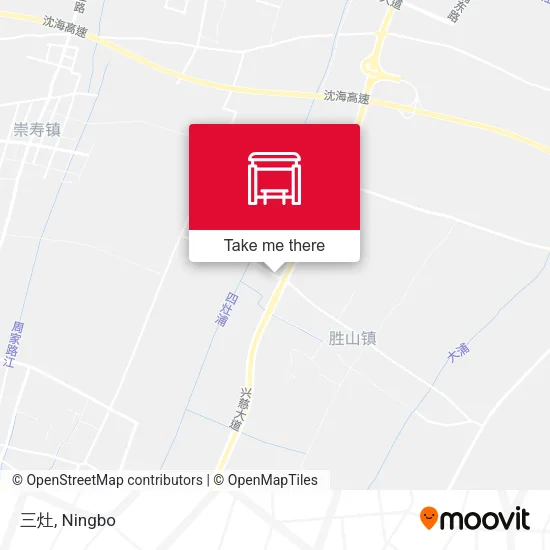 三灶 map