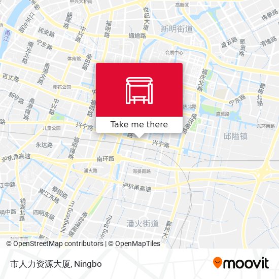 市人力资源大厦 map