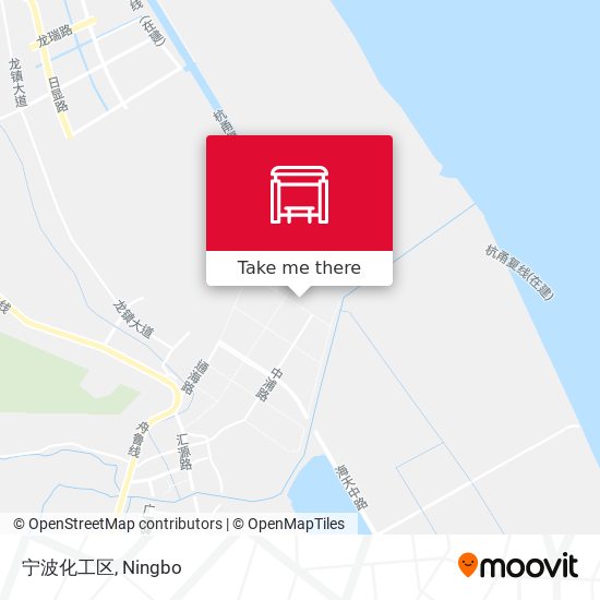 宁波化工区 map