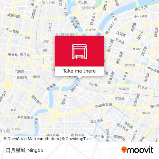日月星城 map
