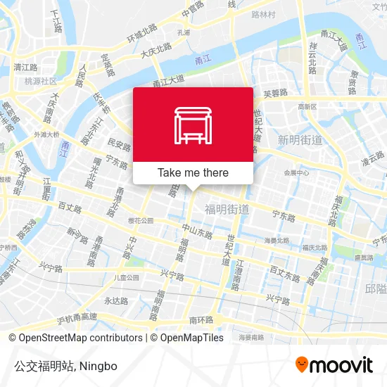 公交福明站 map