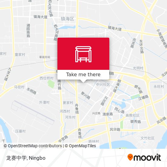 龙赛中学 map