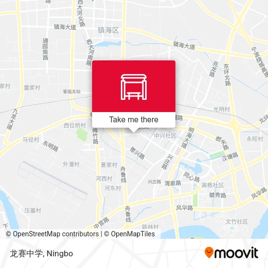 龙赛中学 map