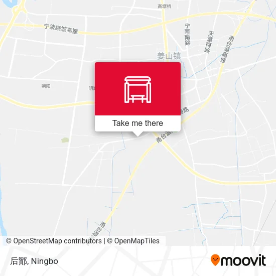 后鄮 map