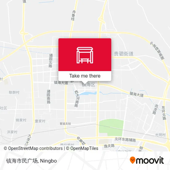 镇海市民广场 map