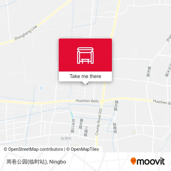 周巷公园(临时站) map