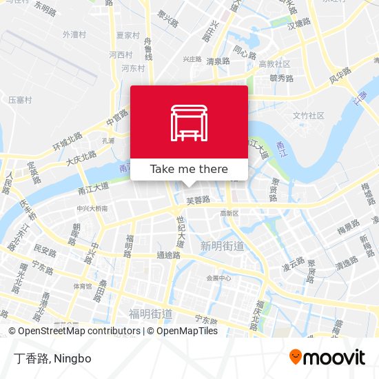 丁香路 map