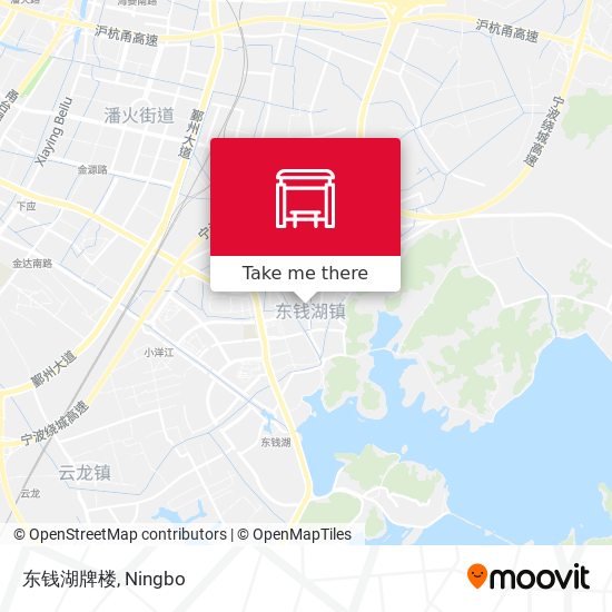 东钱湖牌楼 map