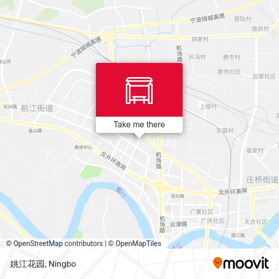 姚江花园 map