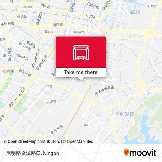启明路金源路口 map