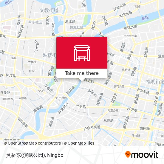 灵桥东(演武公园) map