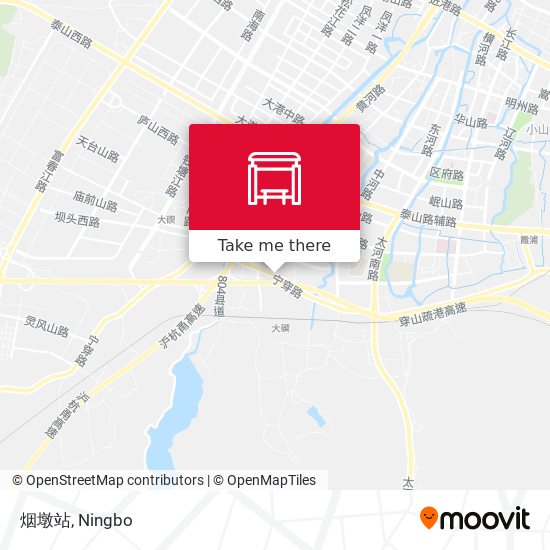 烟墩站 map