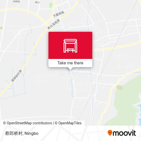 蔡郎桥村 map