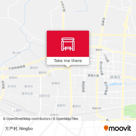 方严村 map