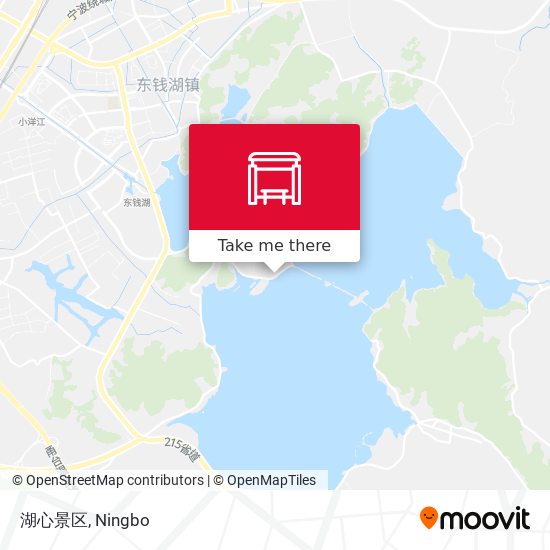 湖心景区 map