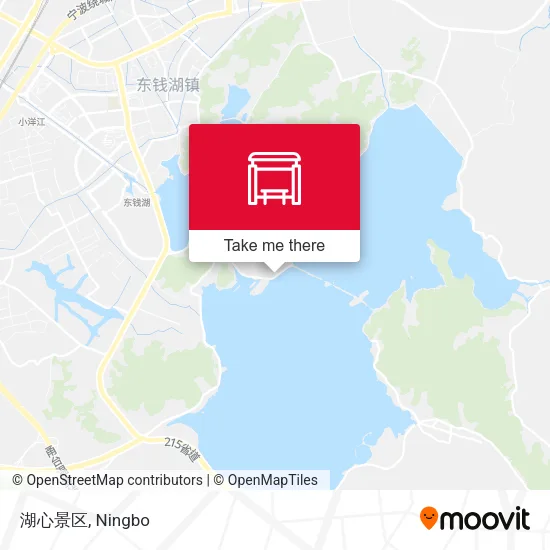 湖心景区 map