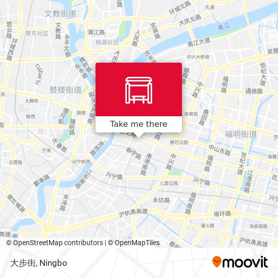 大步街 map