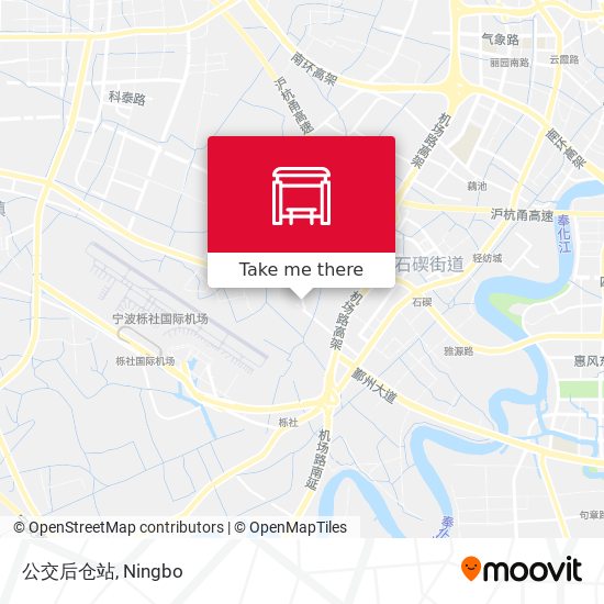 公交后仓站 map
