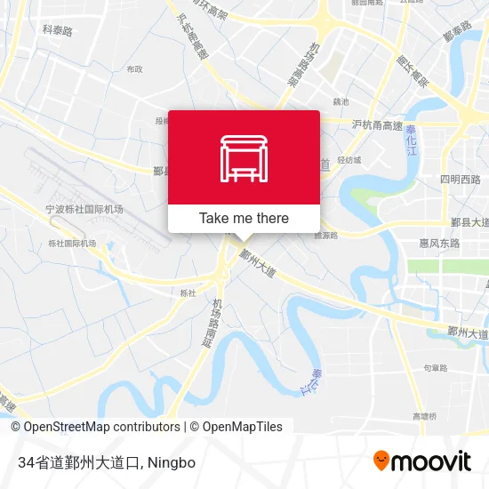 34省道鄞州大道口 map