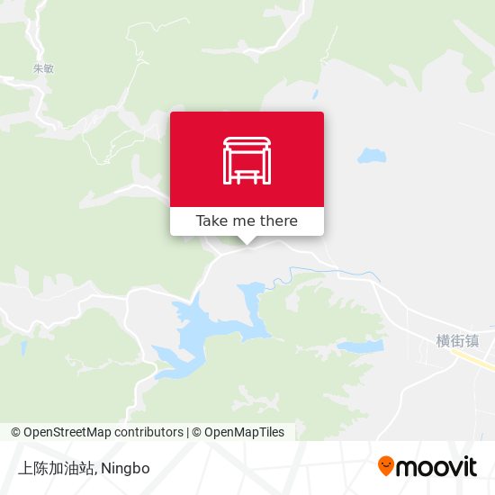 上陈加油站 map