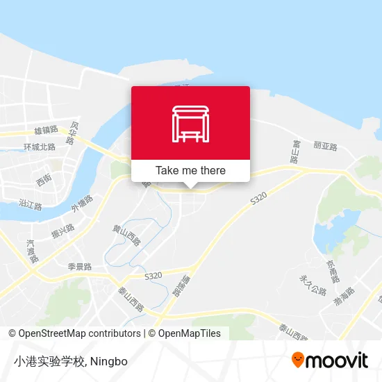 小港实验学校 map