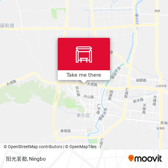 阳光茗都 map
