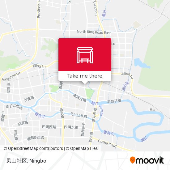 凤山社区 map