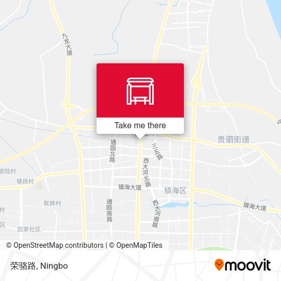 荣骆路 map