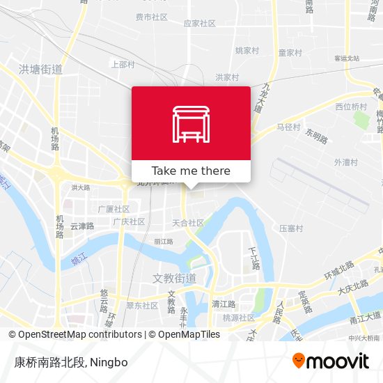 康桥南路北段 map