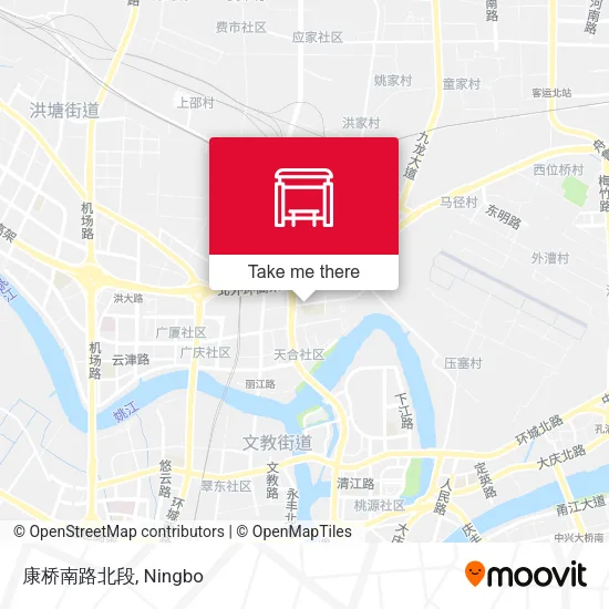 康桥南路北段 map