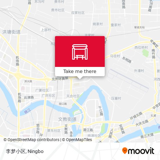 李梦小区 map