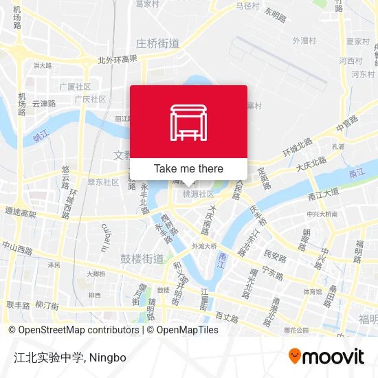 江北实验中学 map