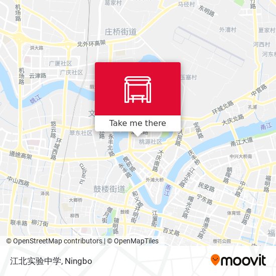 江北实验中学 map