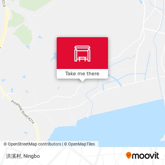 洪溪村 map