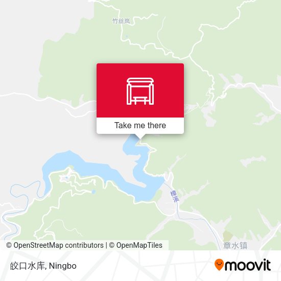 皎口水库 map