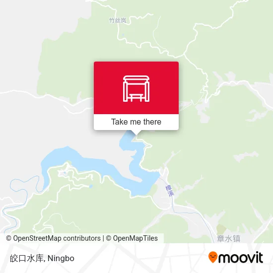 皎口水库 map