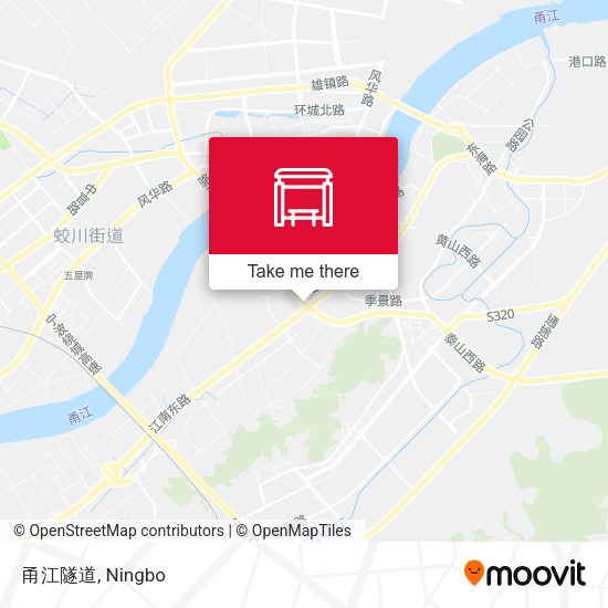 甬江隧道 map