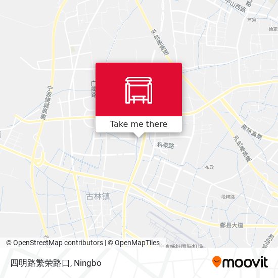 四明路繁荣路口 map