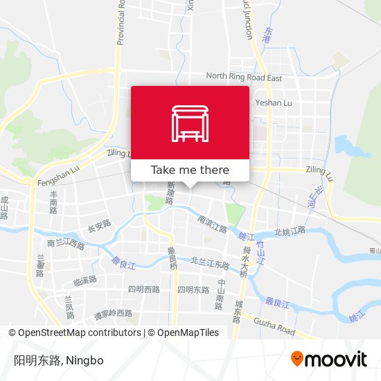 阳明东路 map