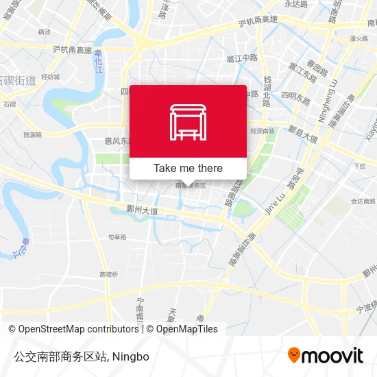 公交南部商务区站 map