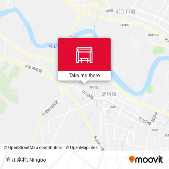宣江岸村 map