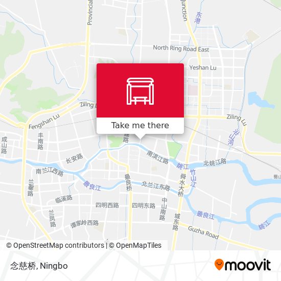 念慈桥 map