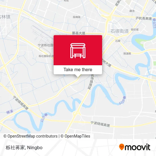 栎社蒋家 map