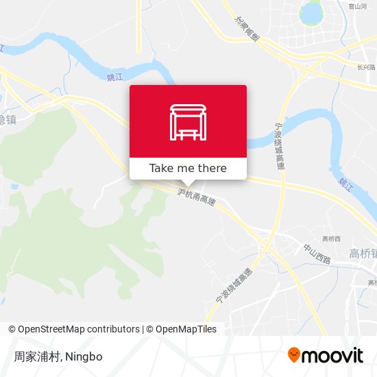 周家浦村 map