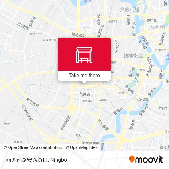 丽园南路安泰街口 map