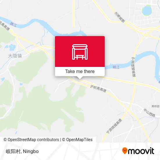 岐阳村 map